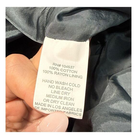 Burning Torch Cropped Blazer Jacket Women Med Artsy Boho Event Statement Collar - Picture 12 of 12